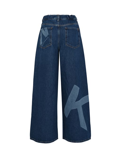 Jeans WKDVORTICE in denim autentico di cotone con stampa logo WEEKEND MAX MARA | 2615181011600030